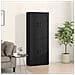 Armadi  2 pezzi in rovere nero 69,5x34x180 cm in legno ingegnerizzato - Foto miniatura 2