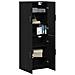 Armadi  2 pezzi in rovere nero 69,5x34x180 cm in legno ingegnerizzato - Foto miniatura 3