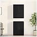 Armadi  2 pezzi in rovere nero 69,5x34x180 cm in legno ingegnerizzato - Foto miniatura 4