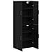 Armadi  2 pezzi in rovere nero 69,5x34x180 cm in legno ingegnerizzato - Foto miniatura 5