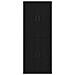 Armadi  2 pezzi in rovere nero 69,5x34x180 cm in legno ingegnerizzato - Foto miniatura 6