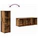 Set di mobili TV 3 pcs Legno vecchio 37 x 37 x 107 cm - Foto miniatura 7