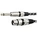 Cavo Microfono Da 6,5 Mm A Xlr Femmina - Collega Amplificatori, Mixer E Apparecchiature Audio  5 M - Foto miniatura 2