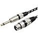 Cavo Microfono Da 6,5 Mm A Xlr Femmina - Collega Amplificatori, Mixer E Apparecchiature Audio  5 M - Foto miniatura 1