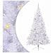 Albero di Natale artificiale Bianco 180 cm PVC e Acciaio - Foto miniatura 1