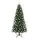 Albero di Natale artificiale con 300 LED Verde 210 cm PE e PVC - Foto miniatura 3