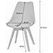 Sedia RIXK - Design moderno beige scuro per soggiorno x 4 - Foto miniatura 5
