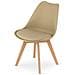 Sedia RIXK - Design moderno beige scuro per soggiorno x 4 - Foto miniatura 7