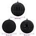 Set di Palle di Natale 4 pcs Nero Plastica - Foto miniatura 5