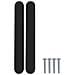 Maniglia per Armadio 12 pcs Nero 121 x 16.6 x 28.3 mm Ferro - Foto miniatura 5
