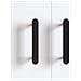 Maniglia per Armadio 12 pcs Nero 121 x 16.6 x 28.3 mm Ferro - Foto miniatura 6