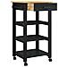 Carrello da Cucina MONZA Nero 48 x 40 x 88,5 cm - Foto miniatura 4