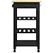 Carrello da Cucina MONZA Nero 48 x 40 x 88,5 cm - Foto miniatura 5