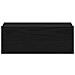 Comodino sospeso Rovere Nero 40x32x15 cm in Legno ingegnerizzato - Foto miniatura 6