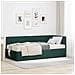 Struttura Letto Angolare con Materasso 2 pcs Verde Velluto - Foto miniatura 2
