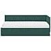 Struttura Letto Angolare con Materasso 2 pcs Verde Velluto - Foto miniatura 5