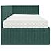 Struttura Letto Angolare con Materasso 2 pcs Verde Velluto - Foto miniatura 8