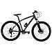 Bici Misura 29 Mountain Bike Telaio Alluminio Uomo Bicicletta Mtb Crow Deore 10v Freni Disco Idraulici Forcella Idraulica - 48 Nero Verde Verde Fluo Opaco - Foto miniatura 2