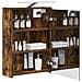 Mobiletto per specchio da bagno Rovere fumé 43 x 16 x 62.5 cm - Foto miniatura 3
