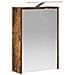 Mobiletto per specchio da bagno Rovere fumé 43 x 16 x 62.5 cm - Foto miniatura 5