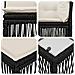 Set Divano da Giardino 8 pcs Nero polyrattan - Foto miniatura 7