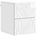 Mobiletto da notte a muro 2 pcs Bianco Lucido 34,5 x 33 x 40 cm - Foto miniatura 2