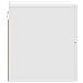 Mobiletto da notte a muro 2 pcs Bianco Lucido 34,5 x 33 x 40 cm - Foto miniatura 5
