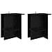 Tavolino da salotto 2 pcs Rovere Nero 40 x 30 x 49 cm - Foto miniatura 1