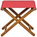 Lettino 2 pcs Legno di Eucalipto Massello Rosso - Foto miniatura 4