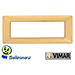 Placca 7 Moduli Oro Lucido Plana - Foto miniatura 2