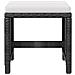 Set Da Pranzo All'aperto 21 Pezzi Polyrattan Legno Acacia Nero - Foto miniatura 2