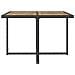 Set Da Pranzo All'aperto 21 Pezzi Polyrattan Legno Acacia Nero - Foto miniatura 7