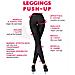 Leggings Donna Pantacollant Nero Blu Grigio Pantalone Donna Alza Glutei - Blu - Foto miniatura 3