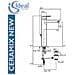 Ceramix New A6551aa Miscelatore Alto Per Lavabo - Foto miniatura 2