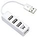EW1122 Hub USB 2.0, 4 Porte USB 2 480 MBps, Cavo 12 cm, Bianco - Foto miniatura 6