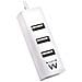 EW1122 Hub USB 2.0, 4 Porte USB 2 480 MBps, Cavo 12 cm, Bianco - Foto miniatura 2