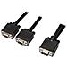 Video Adapter 2xsvga Hdb15 45cm Black - Foto miniatura 1