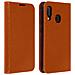 Custodia Samsung Galaxy A20epelle Portafoglio Funzione Stand - Camel - Foto miniatura 1