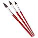Noelle 1063595 Ritocco Pennello, Rosso, Misura 4/6, Set Di 3 Pezzi - Foto miniatura 1