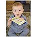 Bambino Milestone Cards Keepsake Box - 40 Unisex Landmark Moment Photo Cards Inclusi Gravidanza Key Et Markers- Perfect Baby Shower Gift Set Con Original Color Pastello Creazioni Di Cosy Riccio - Foto miniatura 4