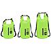 Borsa Impermeabile Con Cerniera Verde 20 L In Pvc - Foto miniatura 2