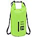 Borsa Impermeabile Con Cerniera Verde 20 L In Pvc - Foto miniatura 6