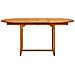Tavolo Da Pranzo Per Esterni (120-170) x80x75 Cm In Legno Acacia - Foto miniatura 3
