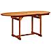 Tavolo Da Pranzo Per Esterni (120-170) x80x75 Cm In Legno Acacia - Foto miniatura 4