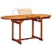Tavolo Da Pranzo Per Esterni (120-170) x80x75 Cm In Legno Acacia - Foto miniatura 5