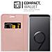 Custodia Compatibile Con Samsung Galaxy S9 Plus In Classy Oro Rosa - Coperchio Protettiva Con Chiusura Magnetica, Funzione Stand E Tasca Per Le Carte - Foto miniatura 5