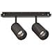 Ego Track Double 16w 3000k On-off Bk Lampada - 257648 - Foto miniatura 1