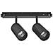 Ego Track Double 16w 3000k On-off Bk Lampada - 257648 - Foto miniatura 3