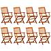 Set da Pranzo da Giardino 9 pz 220x90x75 cm Massello di Acacia - Foto miniatura 3
