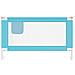 Sponda Letto di Sicurezza per Bambini Blu 140x25 cm in Tessuto - Foto miniatura 5